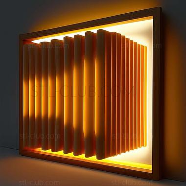 3D model Dan Flavin (STL)